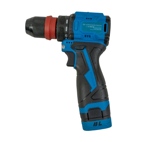 Акумуляторний шуруповерт Kraissmann 103 S-ABS-BL 16.8/45 Nm металевий швидкоз'ємний патрон