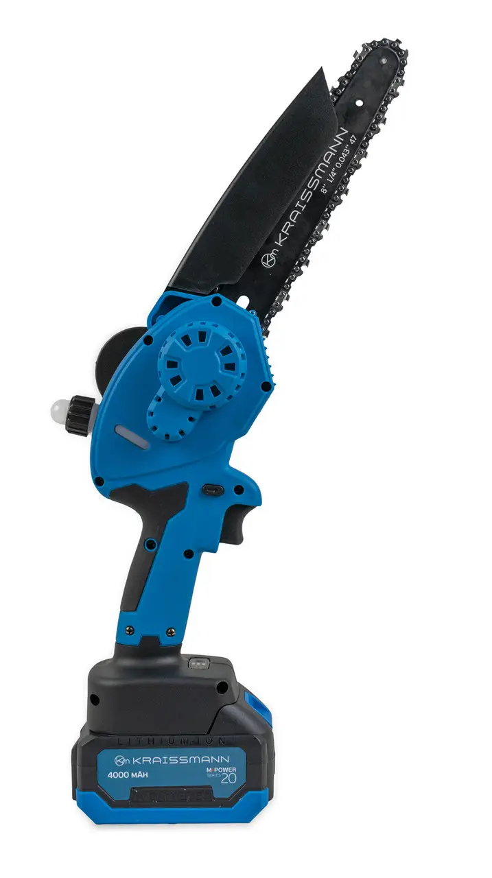 Акумуляторна міні-ланцюгова пила Kraissmann 2032 AKS-BL 20/2 MP