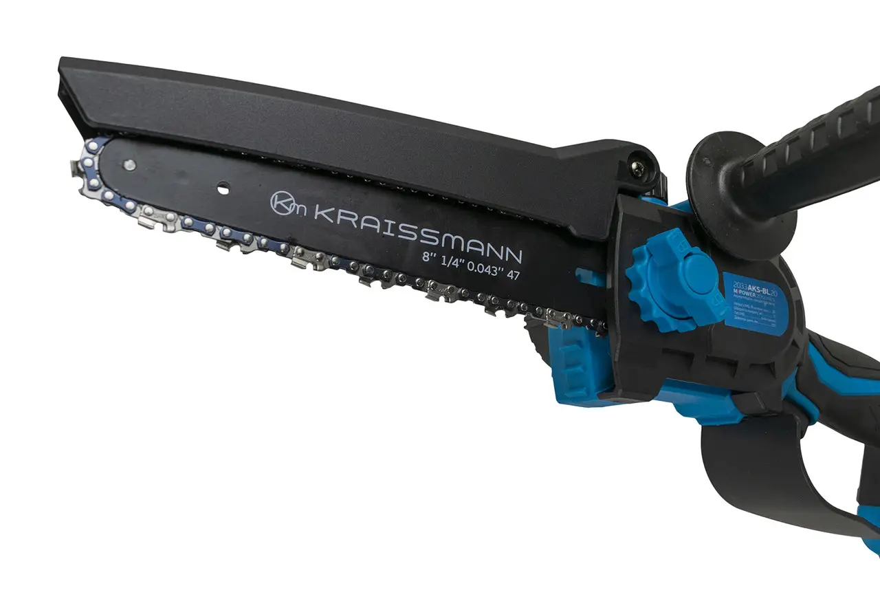 Акумуляторна міні-ланцюгова пила Kraissmann 2033 AKS-BL 20/2 MP Акумуляторна міні-ланцюгова пила Kraissmann 2033 AKS-BL 20/2 MP