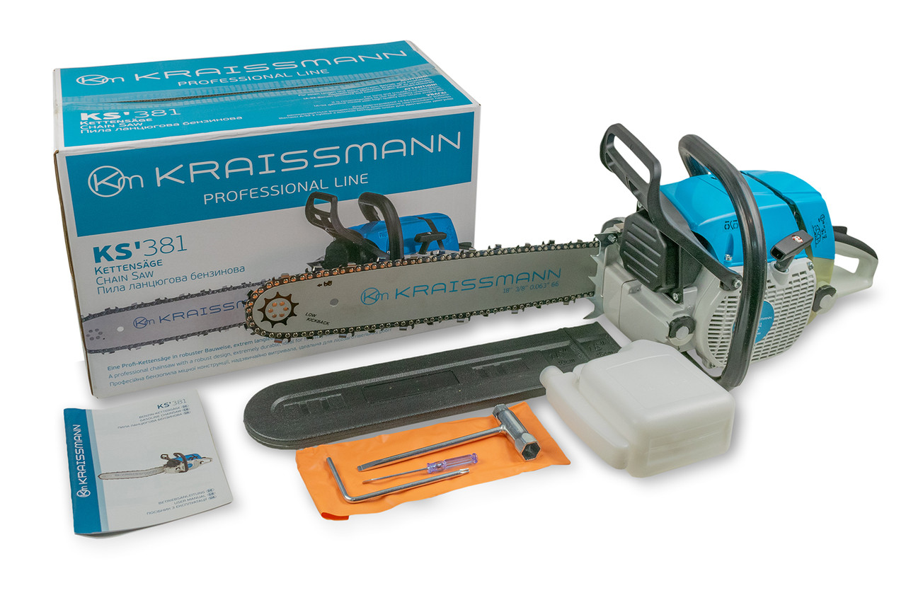 Бензопила Kraissmann KS 381 Professional Line (450 мм)