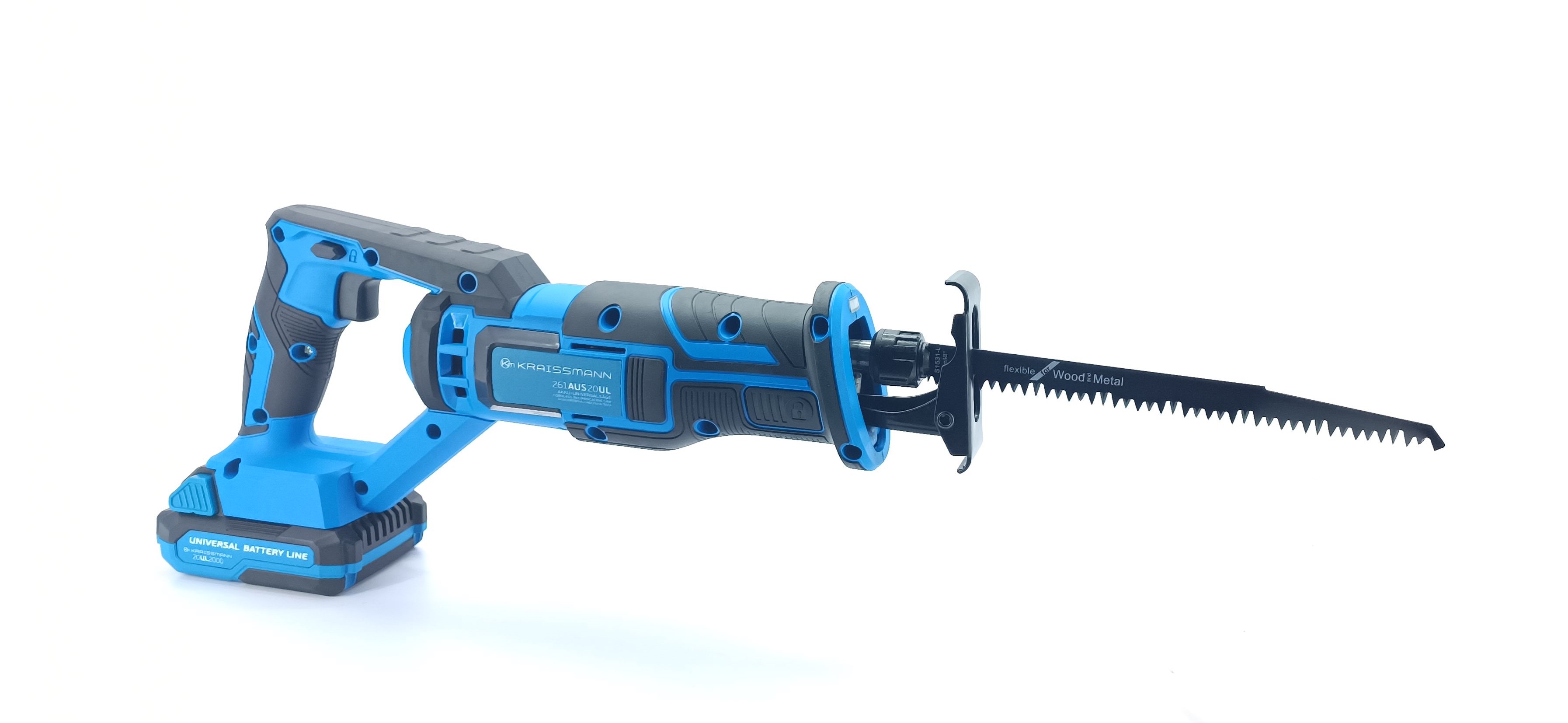 Шабельна пила Kraissmann 261 AUS 20UL (без акум. та зарядного пристрою)