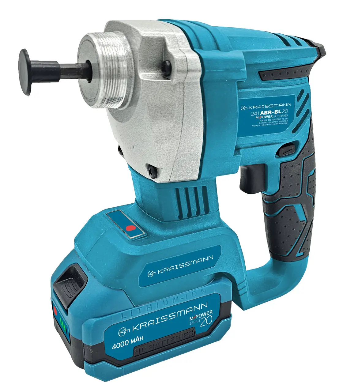 Віброущільнювач бетону Kraissmann 241 ABR-BL 20MP  (без АКБ та зарядного пристрою)