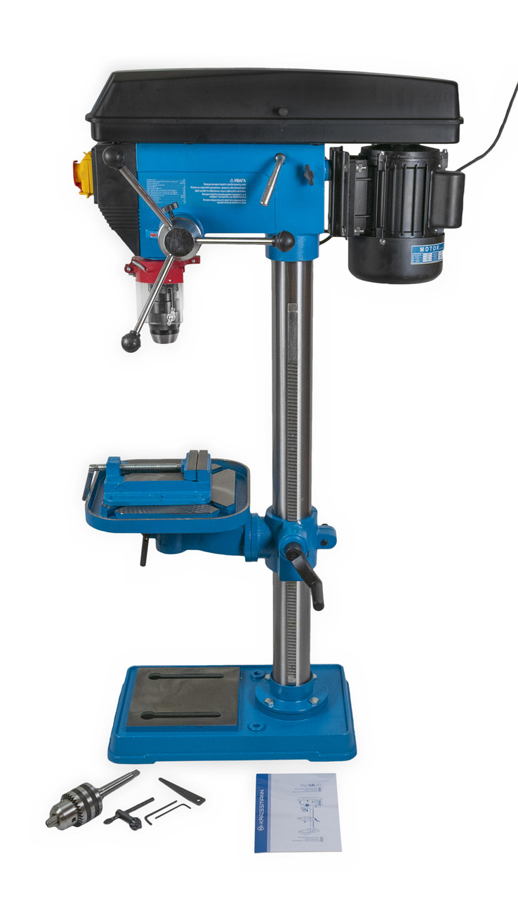 Свердлильний верстат Kraissmann 752 SB 20 (лещата, проф патрон 20 мм, лазерний вказівник)