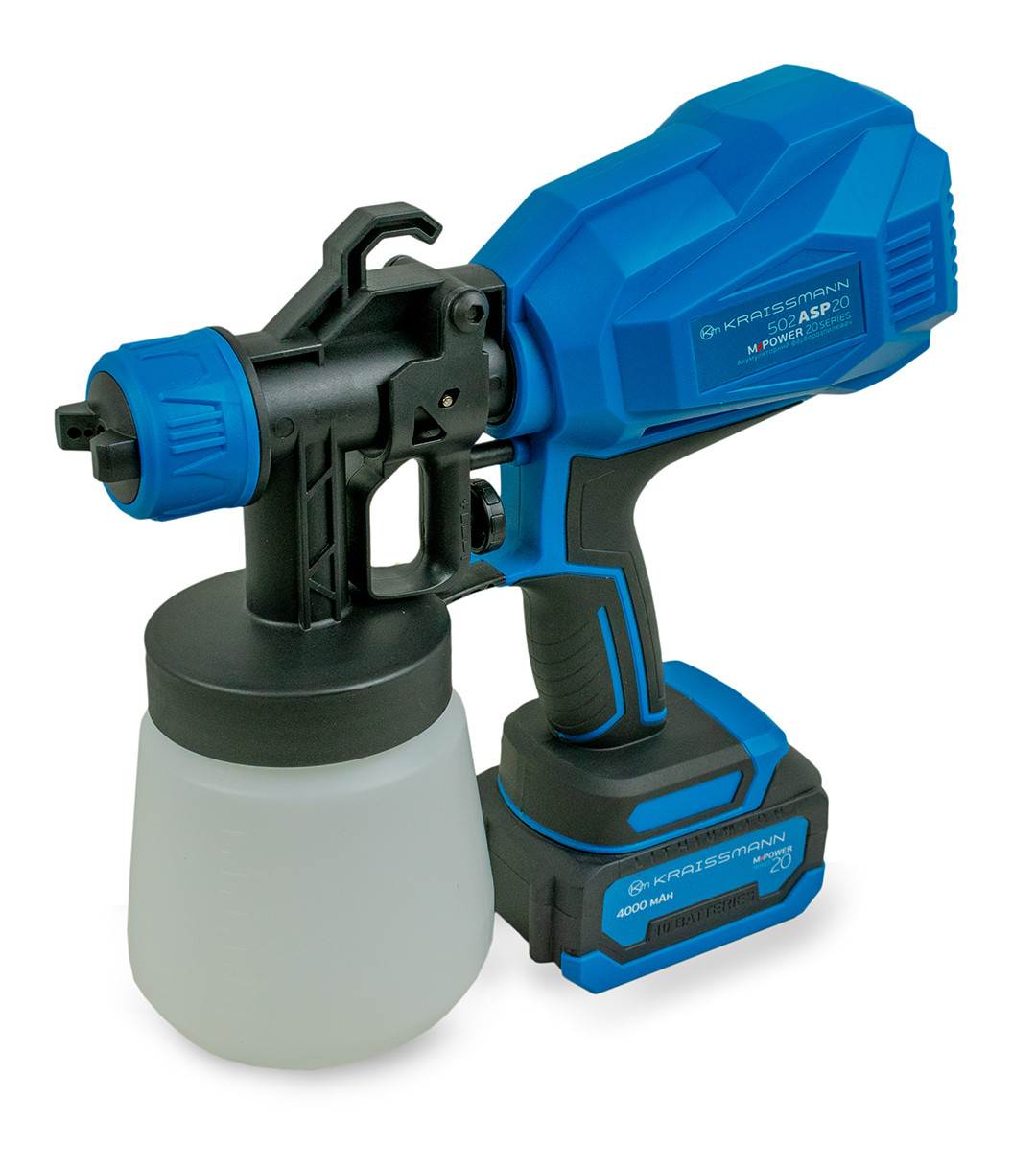 Фарбопульт акумуляторний Kraissmann 502 ASP 20 MP (АКБ 4000 мАг та ЗП)