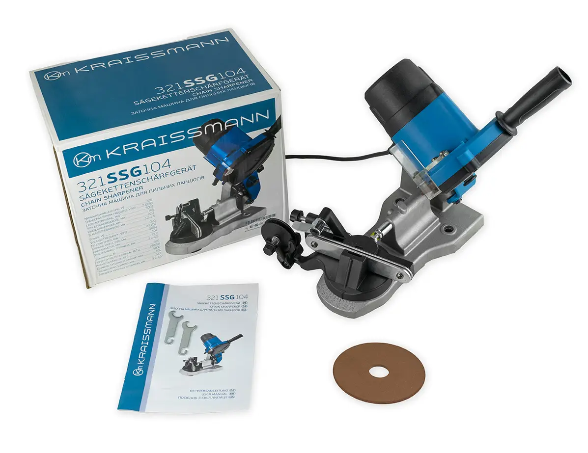 Заточна машина для пильних ланцюгів Kraissmann 321 SSG 104