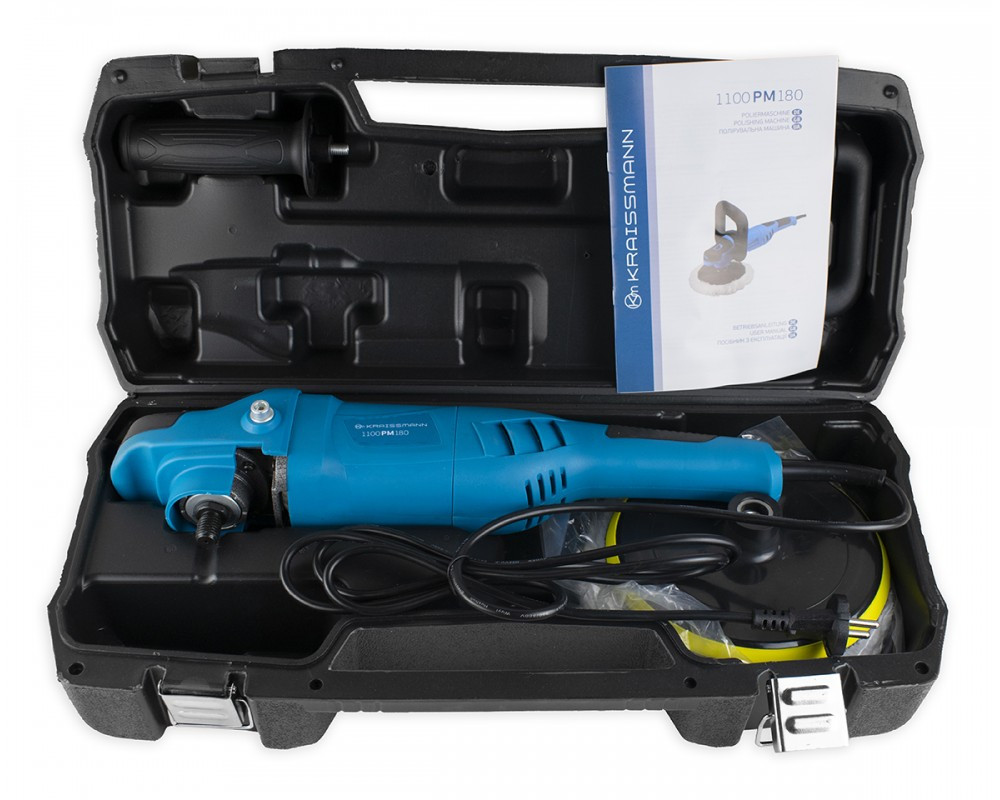 Полірувальна машина Kraissmann 1100-PM-180(дисплей)