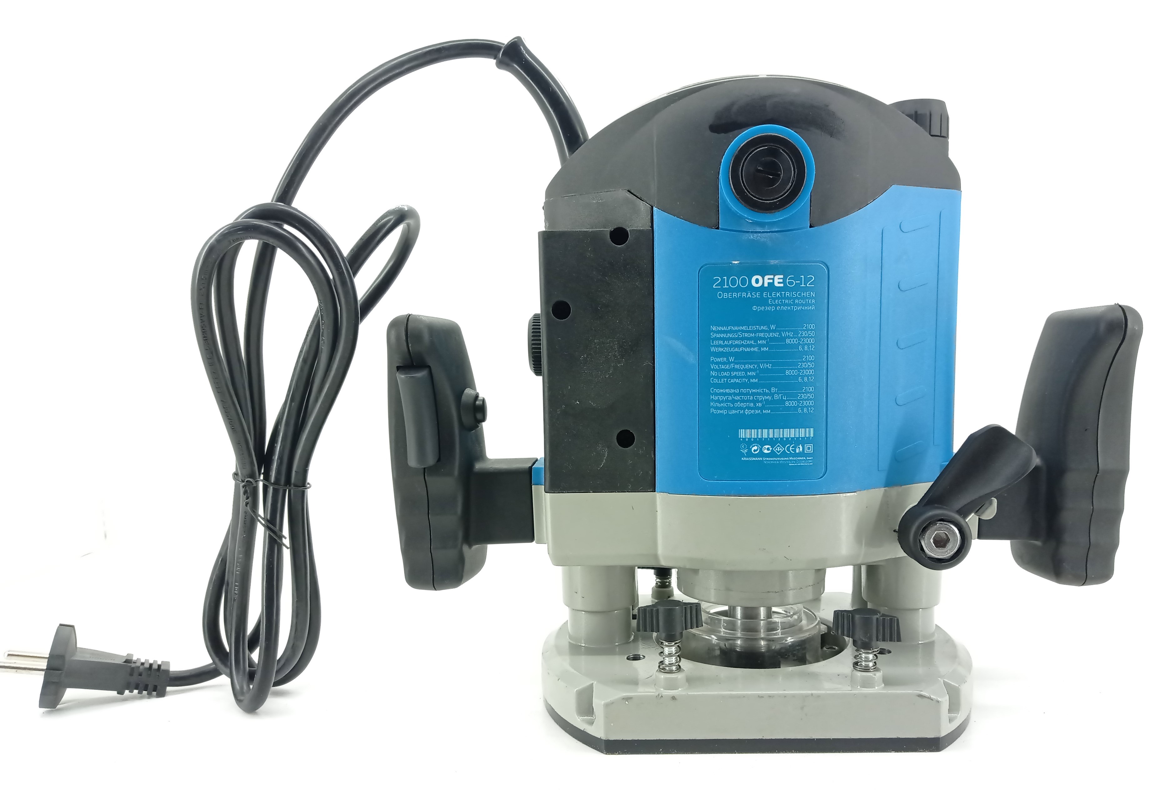 Фрезер Kraissmann 2100 OFE 6-12 (цанги 6,8,12)