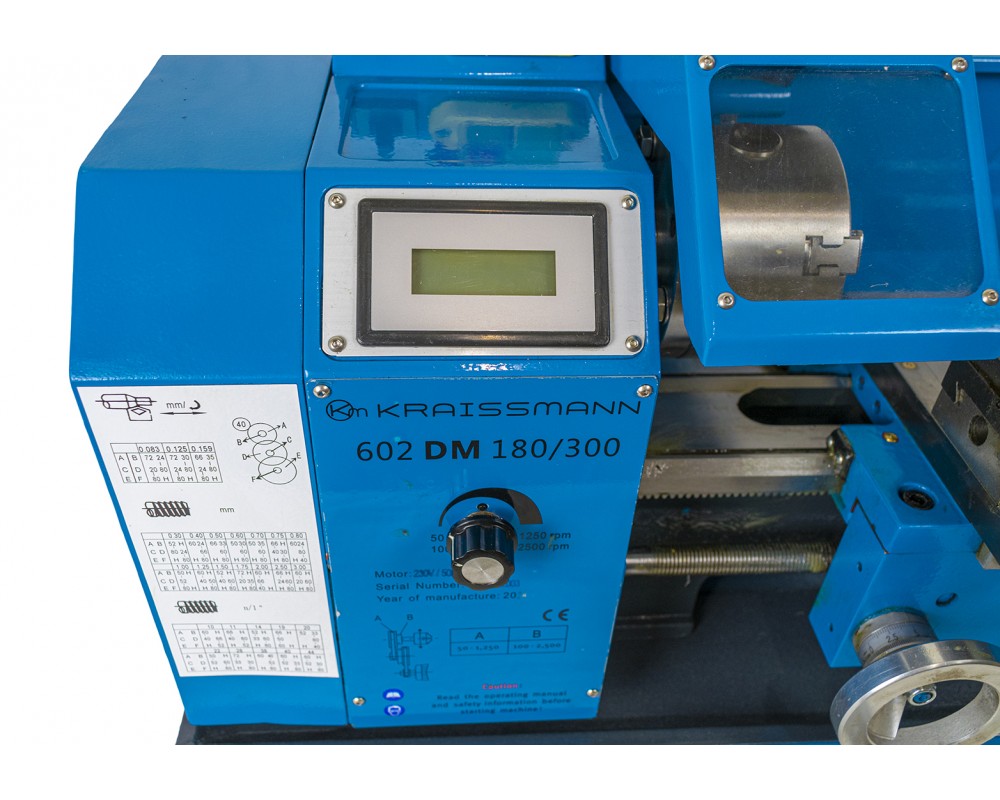 Токарний верстат Kraissmann 602 DM 180/300
