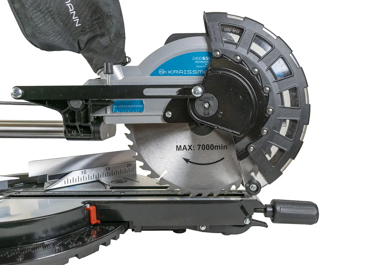 Пила торцювальна Kraissmann 2400 GSI 255 (з протяжкою)