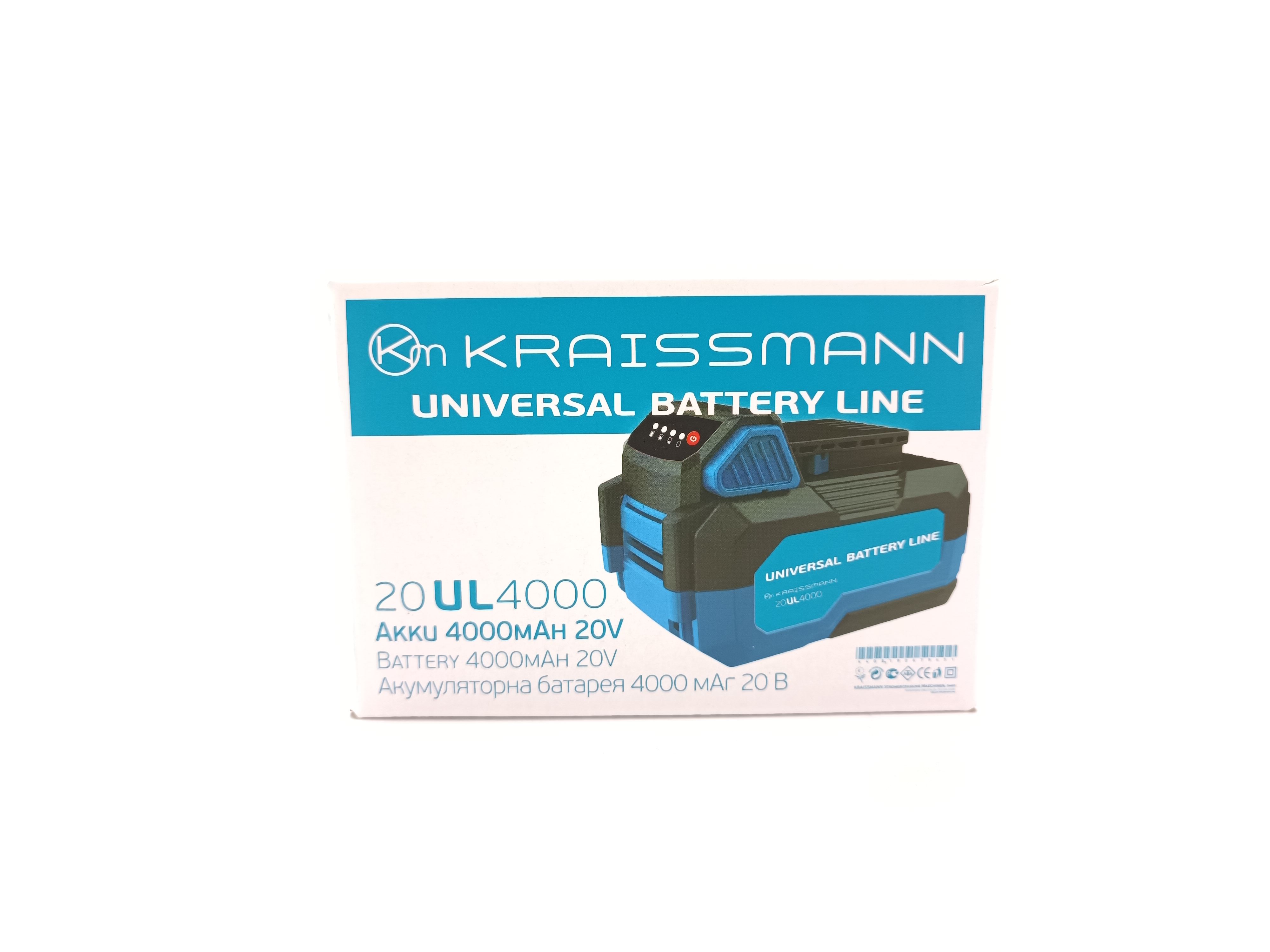Акумулятор Kraissmann 20UL 4000 (4000 мАг)