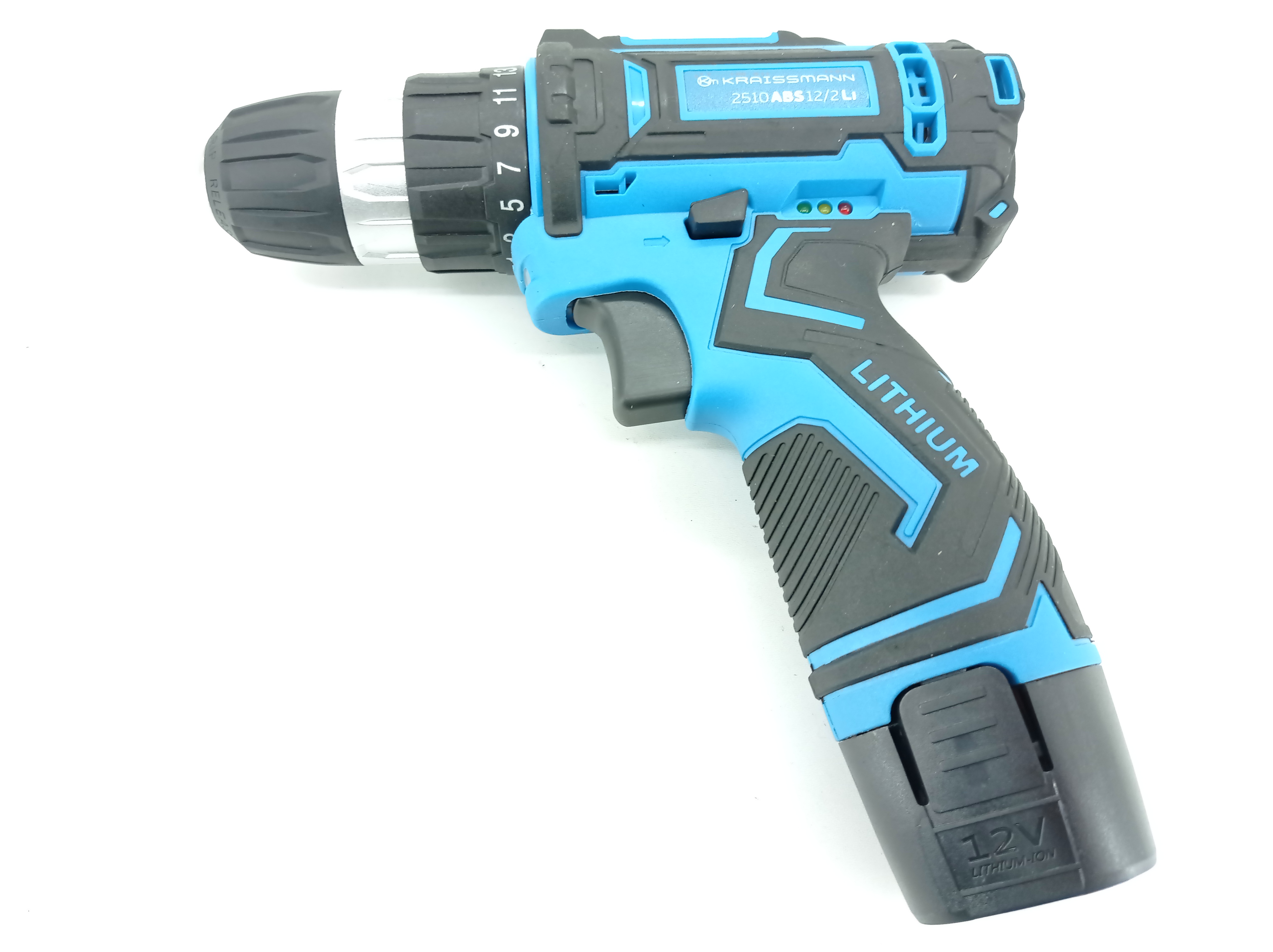Акумуляторний шуруповерт Kraissmann 2510 ABS 12/2 Li