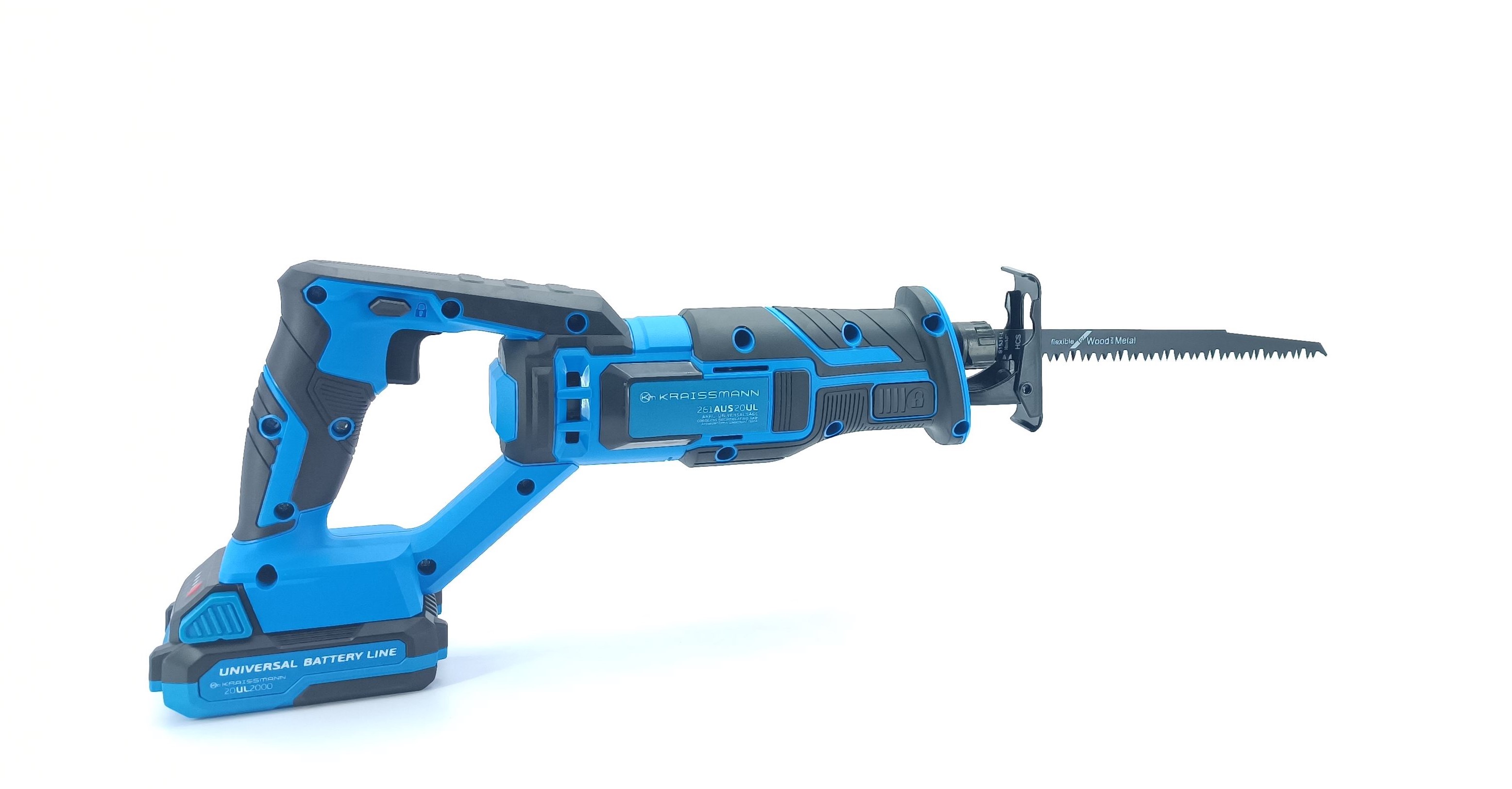 Шабельна пила Kraissmann 261 AUS 20UL (без акум. та зарядного пристрою)