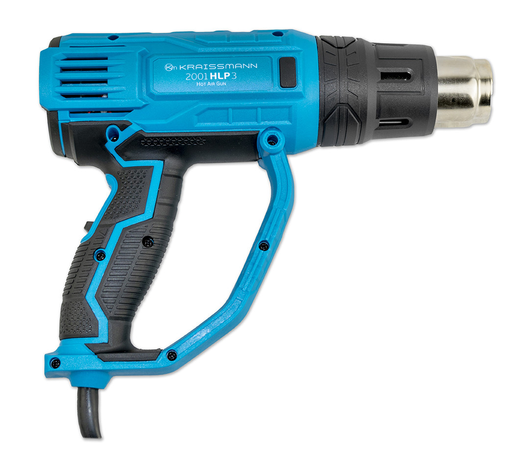 Фен будівельний Kraissmann 2001 HLP 3 (з набором насадок)