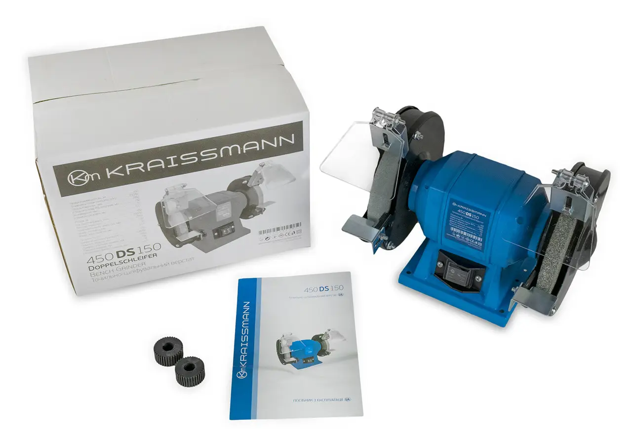 Точильно-шліфувальний верстат Kraissmann 450 DS 150