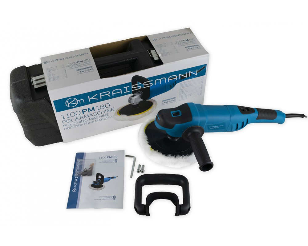 Полірувальна машина Kraissmann 1100-PM-180(дисплей)