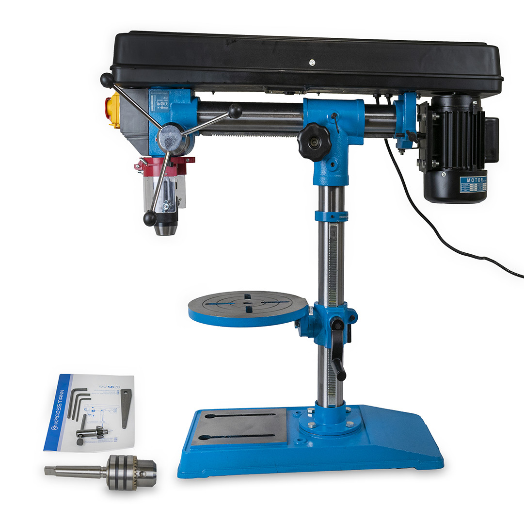 Свердлильний верстат Kraissmann 552 SB 20 (лещата, патрон 16 та 20 мм, горизонтальна напрямна труба)