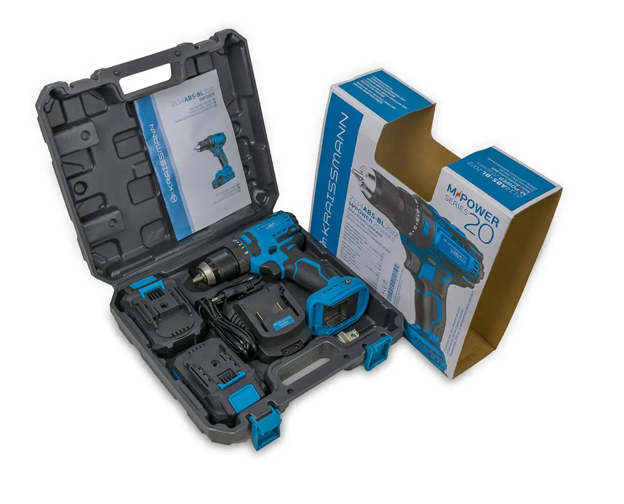 Акумуляторний шурупокрут Kraissmann 2134 ABS-BL 20/2